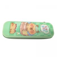 Пенал з утримувачем Капібара уп.PVC (ЗЕЛЕНИЙ) MIC 75-АЛК