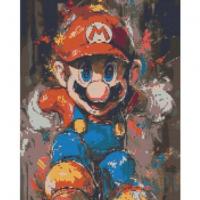 Алмазна мозаїка Супер Маріо 40х50 см Origami OD3410