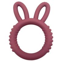 Прорізувач для зубів Кролик, коричневий Lindo DK 06