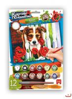 Картина за номерами Песик Dankotoys KN-03-08