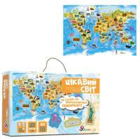 Гра з багаторазовими наклейками Дивовижний світ Умняшка КП-006