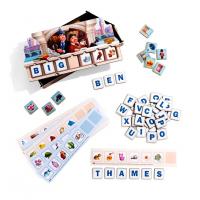 Дерев'яна дитяча розвивальна гра "Ребус" (ПСД256) PSD256 ENG