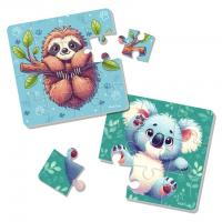 М’які максі пазли “Лінивець та коала (2 пазла) Vladi Toys VT1102-40