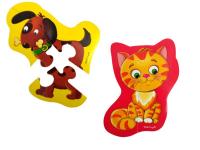 Магнітні бебі пазли Кошеня і щеня MiC VT3208-10