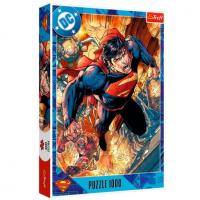 Пазли - 1000 ел, Преміум: Супермен в дії Trefl 10936