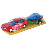 Автомобіль з причепом червоний Wader 39002