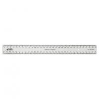 Класична лінійка AS-0607, К-9090 колір прозорий, пластикова, 30 см