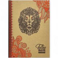 Блокнот крафт Лев, 120 аркушів, 15х20,5 см Fresh 1817-1820