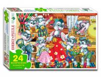 Гра - пазл Семеро козенят 24 елемента Київська фабрика іграшок 82128