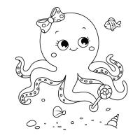 Розпис по полотну Восьминіжка Riviera Blanca КА-004