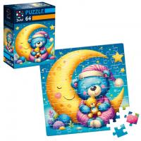 Пазли De.tail. Сонне ведмежа 64 деталі Vladi Toys DT1234-05