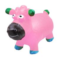 Стрибун гумовий Баранчик, рожевий MiC BT-RJ-0070