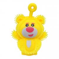 Антистрес-світяшка Ведмедик (7 см) жовтий MIC MS-24-711