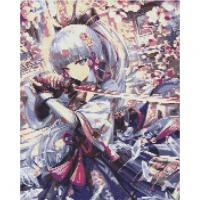 Алмазна мозаїка Аніме. Геншин імпакт. Аяка 40х50 см Origami OD3257