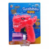 Мильні бульбашки пістолет Дракон на батарейках, на планшетці (кораловий) MIC JHD2201B