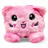 Мʼяка сумочка “Котик” з ланцюжком (рожевий) MIC M18294