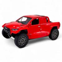 Машинка TOYOTA GR DKR HILUX (ЧЕРВОНА) Kinsmart KT5468W