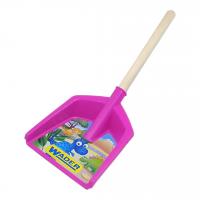 Лопатка коротка, з деревʼяною ручкою, 37 см (рожева) Wader 72351