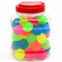 Мʼячик пострибунчик Однотонний, 3,2 см, 60 штук MIC MS-24-10-1155