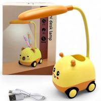 Настільна лампа зі стругачкою для олівців (максимальна висота - 27 см) жовта MIC 2195B