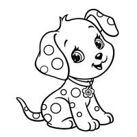 Розпис по полотну Песик Riviera Blanca КА-022