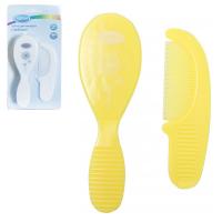 Щітка для волосся з гребінцем, жовтий MiC Li 605