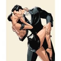 Картина за номерами "Поцілунок по той бік ночі" ©arttem_illustration 16142-АС 40х50 см