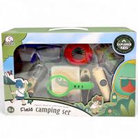 Набір дослідника (мультиінструмент, щипці, ловець, захисні окуляри, лупа, павук, скорпіон, комаха, сачок, картки, в коробці) MIC JLX6623-6