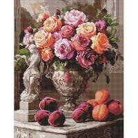 Алмазна мозаїка Вишукані троянди 40х50 см Ідейка AMO8122