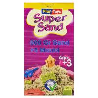 Кінетичний пісок Super Sand, 500 г. Play Toys PT 42410