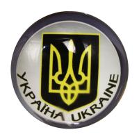 Магніт Герб України, чорно-сірий MiC UKR266