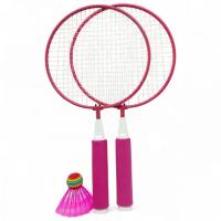 ДИТЯЧІ РАКЕТКИ ДЛЯ БАДМІНТОНУ 43 СМ В СІТЦІ (РОЖЕВІ) MIC BT-BPS-0086