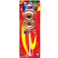 Свічка декоративна Цифра 8 MiC 151400000000250