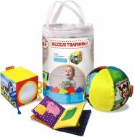 Брязкальця м'які Веселі звірятка Масік МС 090602-06