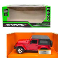 Машинка металева АВТОПРОМ Jeep Wrangler (ЧЕРВОНА) Автопром 68331