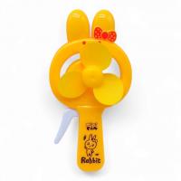 Механічний вентилятор Зайчик (жовтий) MIC SQ612