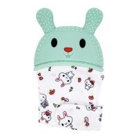 Прорізувач-рукавичка Зайка, мʼятний Mega Zayka №0404