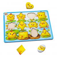 Вкладиші Курчата - фігури Ubee ПСД163