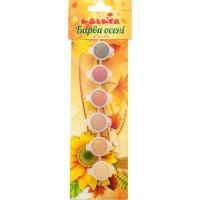 Акрилові фарби Барви осенi, 6 шт Ідейка 98104