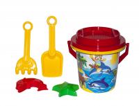 Пісочний набір 2 жовтий Технок 3114