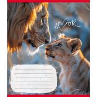 Зошит учнівський "Тварини" 012-500394K-5 в клітинку, 12 аркушів (959050)