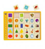 Дерев'яна гра Асоціації, геометричні фігури Ubee ПСД097