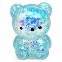 Антистрес жуйка-тягучка Ведмедик 6 см (блакитний) MIC MS-24-11-83