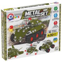 Конструктор металевий Військова техніка, 430 деталей Технок 9512