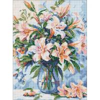 АЛМАЗНА МОЗАЇКА КВІТКОВА ПОЕМА 30х40 см Ідейка AMO8150