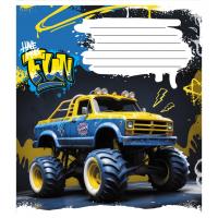 Зошит учнівський "Монстер трак" 024-550238K-3 в клітинку, 24 аркуші