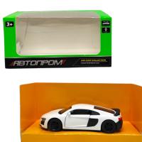 Машинка металева АВТОПРОМ. AUDI R8 (БІЛА) Автопром AP43103