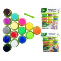 Набір для ліплення з повітряним пластиліном в стаканчиках, 15 кольорів Lovin 7000219