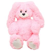 Мʼяка іграшка Зайчик Сеня, рожевий Nikopol 0023