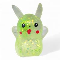Антистрес жуйка-тягучка аніме Пікачу (салатовий) MIC MS24-3-379